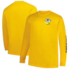 Green Bay Packers Big & Tall Clock Management Legacy Long Sleeve T-Shirt - Gold for sale