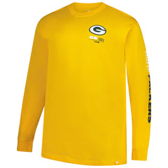 Green Bay Packers Big & Tall Clock Management Legacy Long Sleeve T-Shirt - Gold for sale