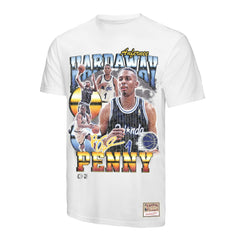 Penny Hardaway Orlando Magic Hardwood Classics Commemorative Player Collage T-Shirt - White | Mitchell & Ness discount