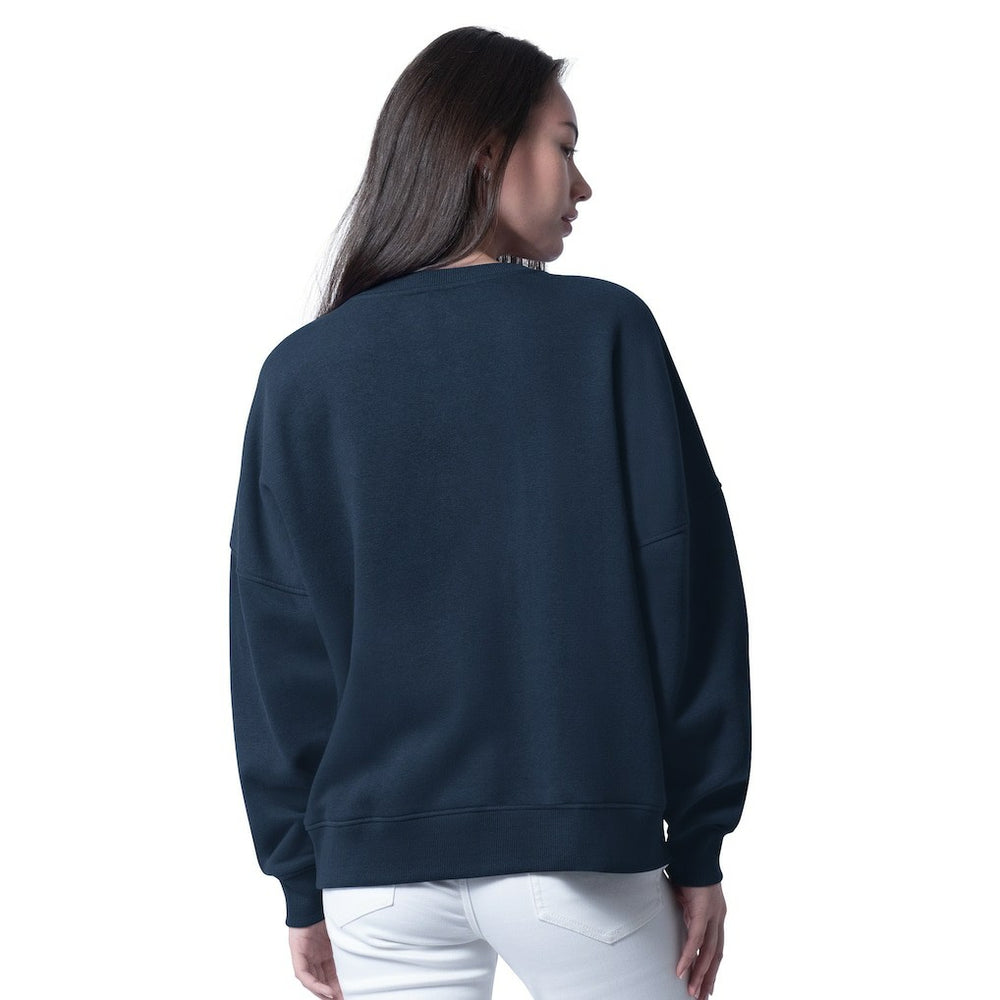 Dallas Cowboys G-III 4Her by Carl Banks Women's Oversized Feud Sweatshirt - Navy discount