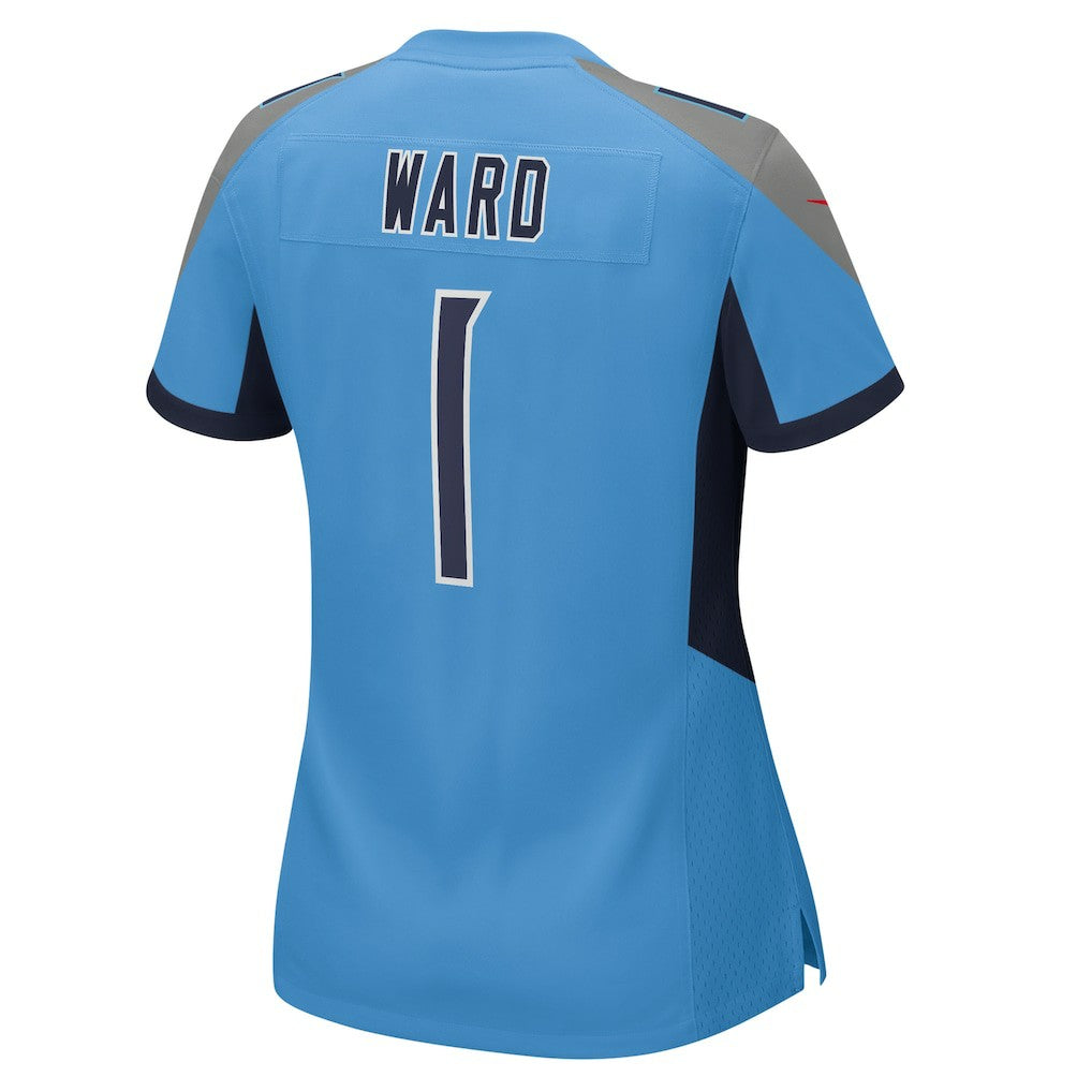 Cameron Ward Tennessee Titans Women's 2025 NFL Draft First Round Pick Game Jersey - Light Blue | Nike cheap