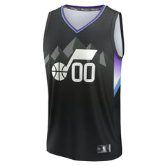 Utah Jazz Fast Break Custom Jersey - Statement Edition - Black | Fanatics shop