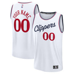 LA Clippers Fast Break Custom Jersey - Association Edition - White | Fanatics online