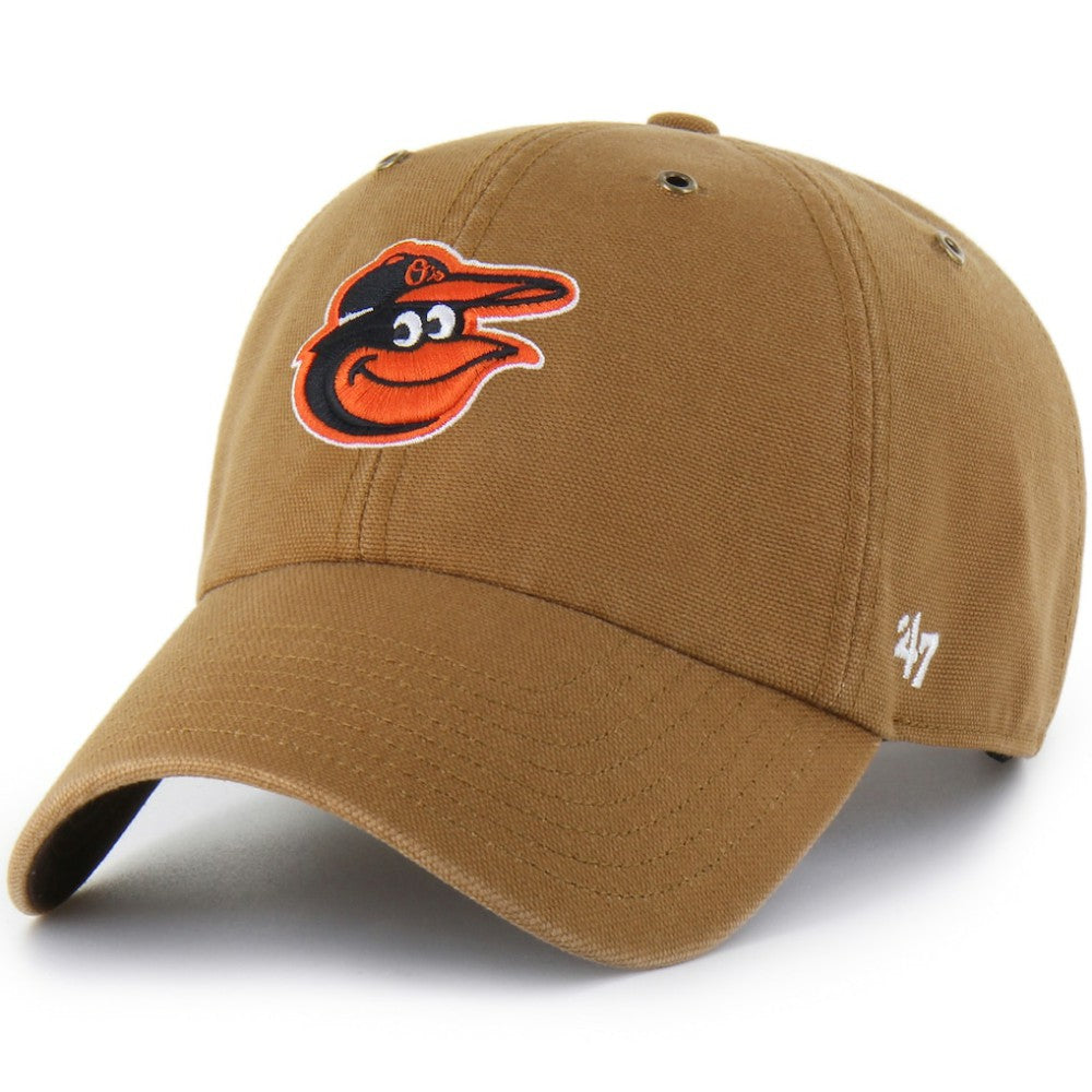 Baltimore Orioles Carhartt x Clean Up Adjustable Hat - Brown | 47 brand