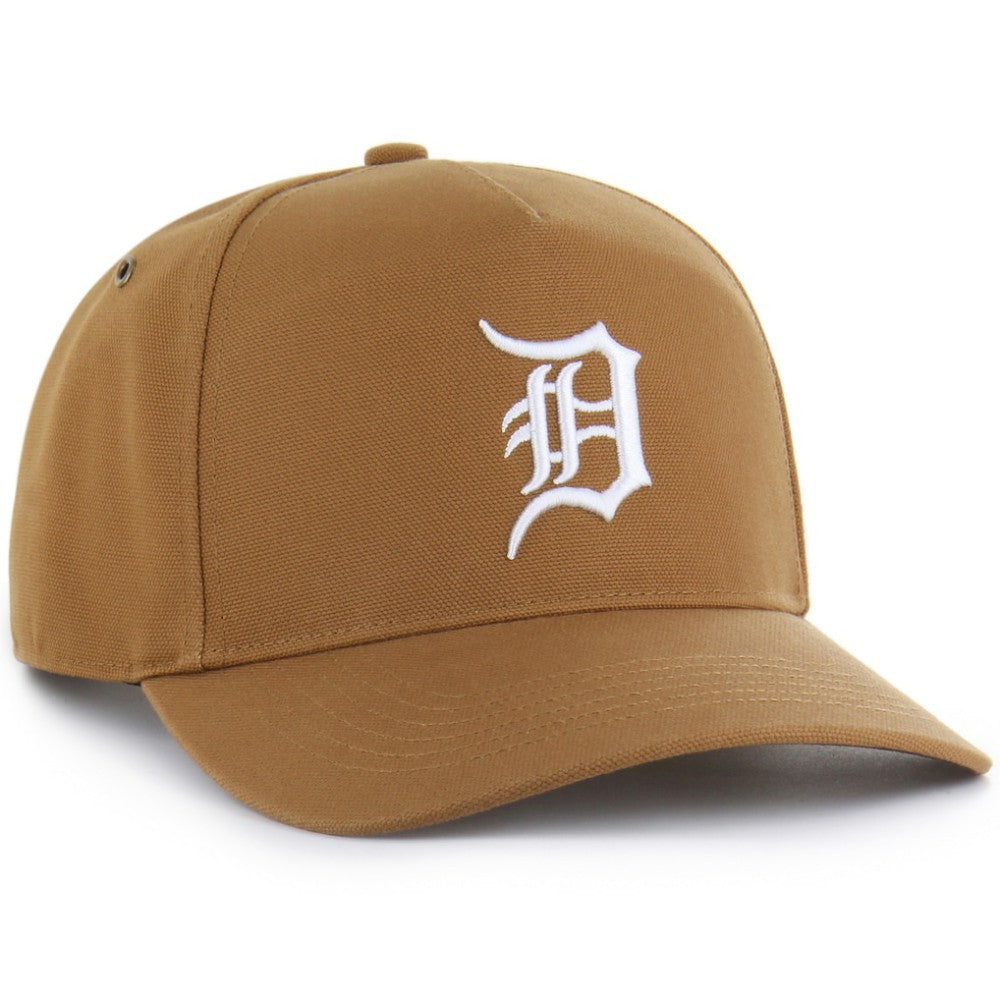 Detroit Tigers Carhartt x Hitch Adjustable Hat - Brown | 47 brand