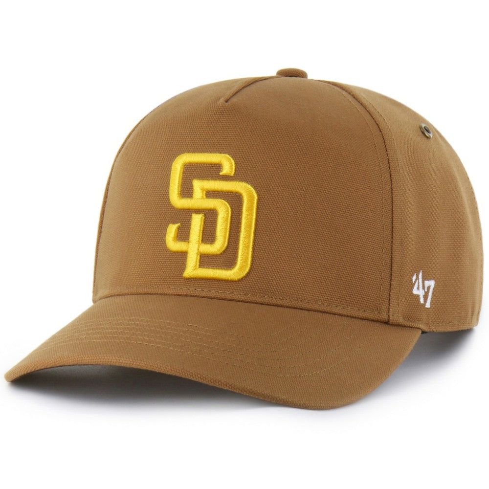 San Diego Padres Carhartt x Hitch Adjustable Hat - Brown | 47 brand
