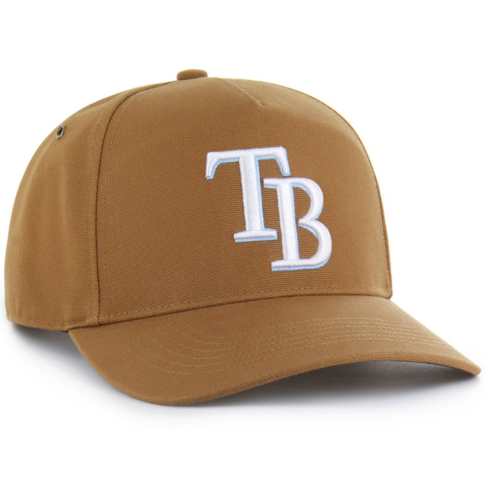 Tampa Bay Rays Carhartt x Hitch Adjustable Hat - Brown | 47 brand