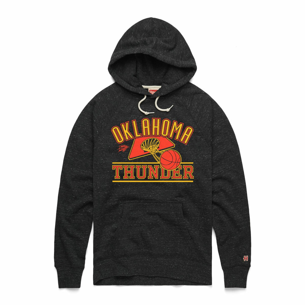Oklahoma City Thunder Homage Unisex Hometown Edition Tri-Blend Raglan Pullover Hoodie - Heather Black discount