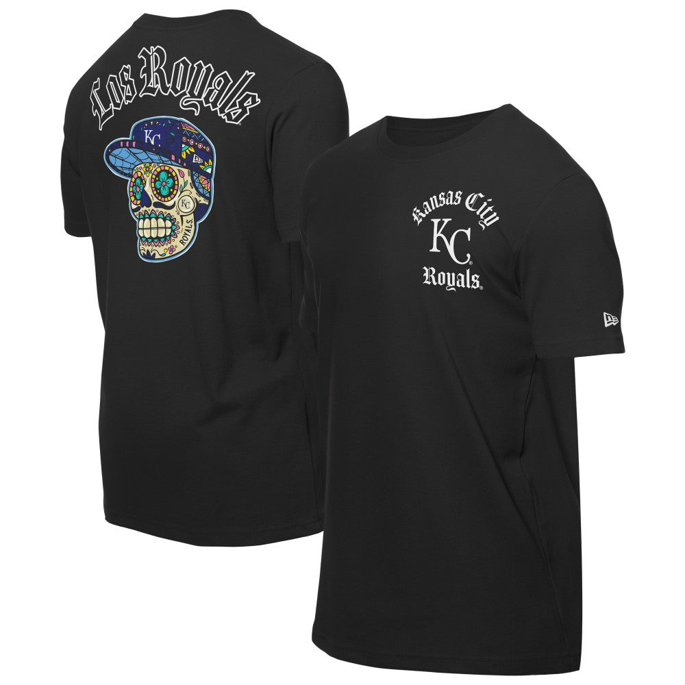 Kansas City Royals Sugar Skulls T-Shirt - Black | New Era