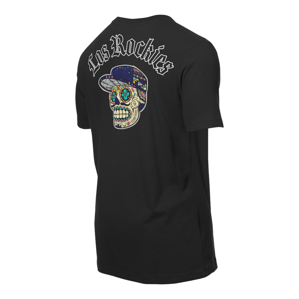 Colorado Rockies Sugar Skulls T-Shirt - Black | New Era