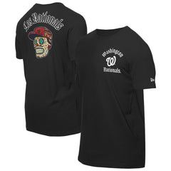 Washington Nationals Sugar Skulls T-Shirt - Black | New Era