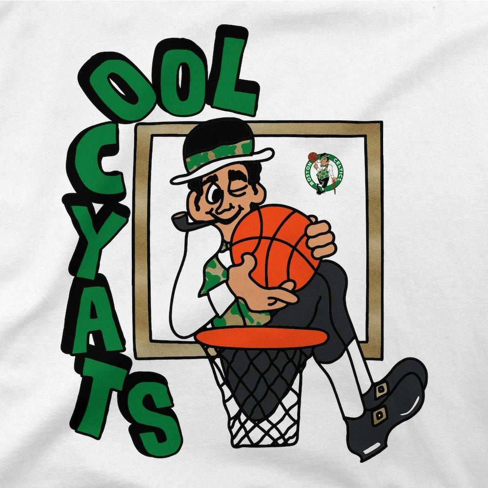 Boston Celtics Stadium Essentials NBA x Staycool Mascot Oversized T-Shirt - White shop