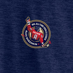 Alexander Ovechkin Washington Capitals Fanatics NHL All-Time Leading Goal Scorer GR8 895 Quarter-Zip Top Navy