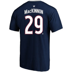 Nathan MacKinnon Colorado Avalanche Profile Big & Tall Name & Number T-Shirt Navy