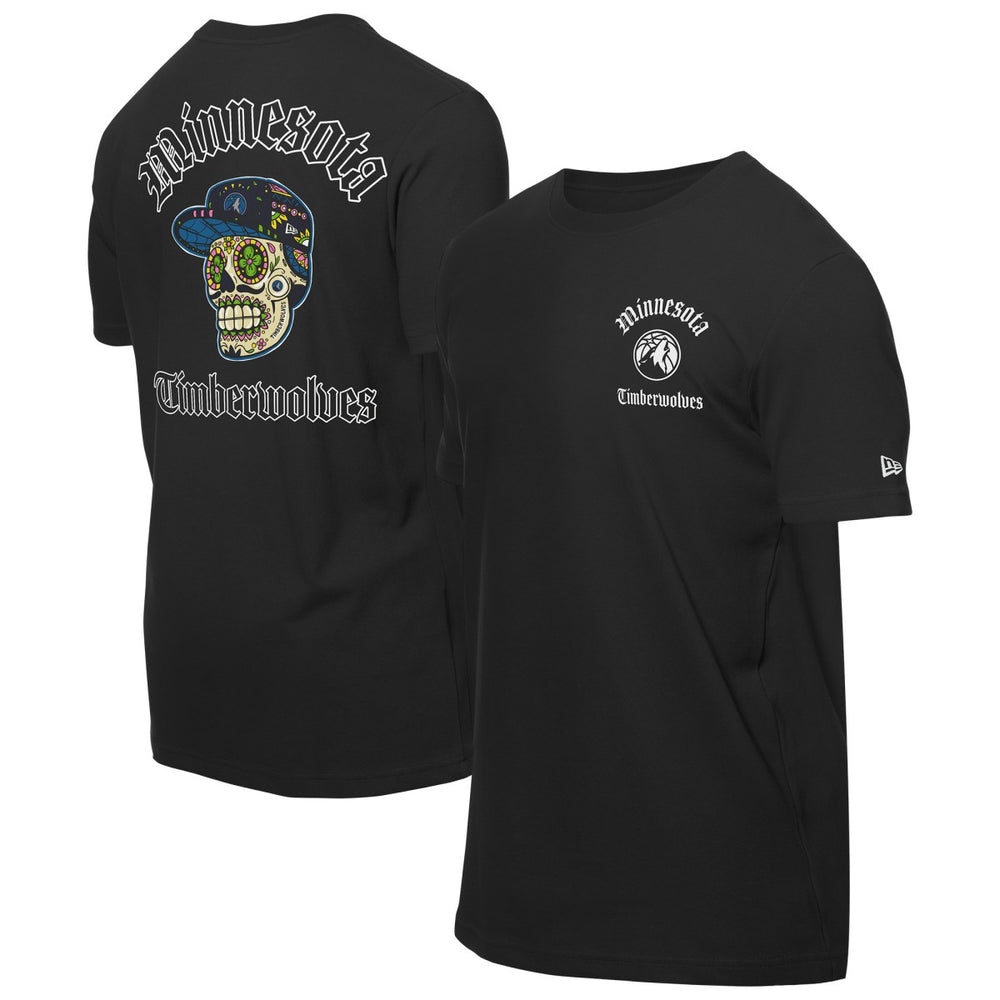 Minnesota Timberwolves Sugar Skulls T-Shirt - Black | New Era online