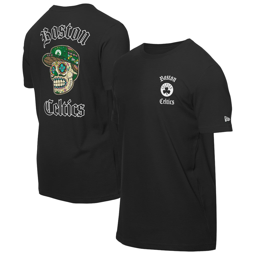 Boston Celtics Sugar Skulls T-Shirt - Black | New Era online
