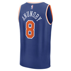 OG Anunoby New York Knicks Fast Break Replica Player Jersey - Icon Edition - Blue | Fanatics on sale