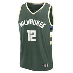 Taurean Prince Milwaukee Bucks Fast Break Replica Player Jersey - Icon Edition - Hunter Green | Fanatics online
