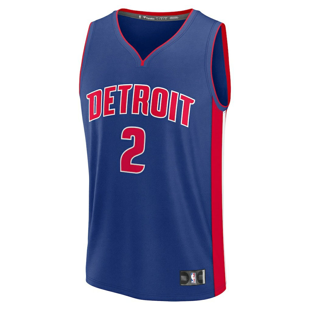 Cade Cunningham Detroit Pistons Fast Break Replica Player Jersey sale - Icon Editi- Blue | Fanatics online