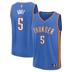 Luguentz Dort Oklahoma City Thunder Fast Break Replica Player Jersey - Icon Edition - Blue | Fanatics cheap