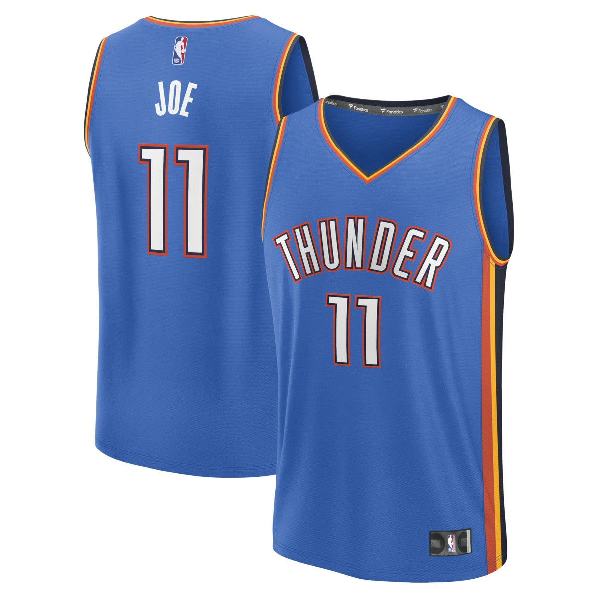 Isaiah Joe Oklahoma City Thunder Fast Break Replica Player Jersey - Icon Edition - Blue | Fanatics on sale