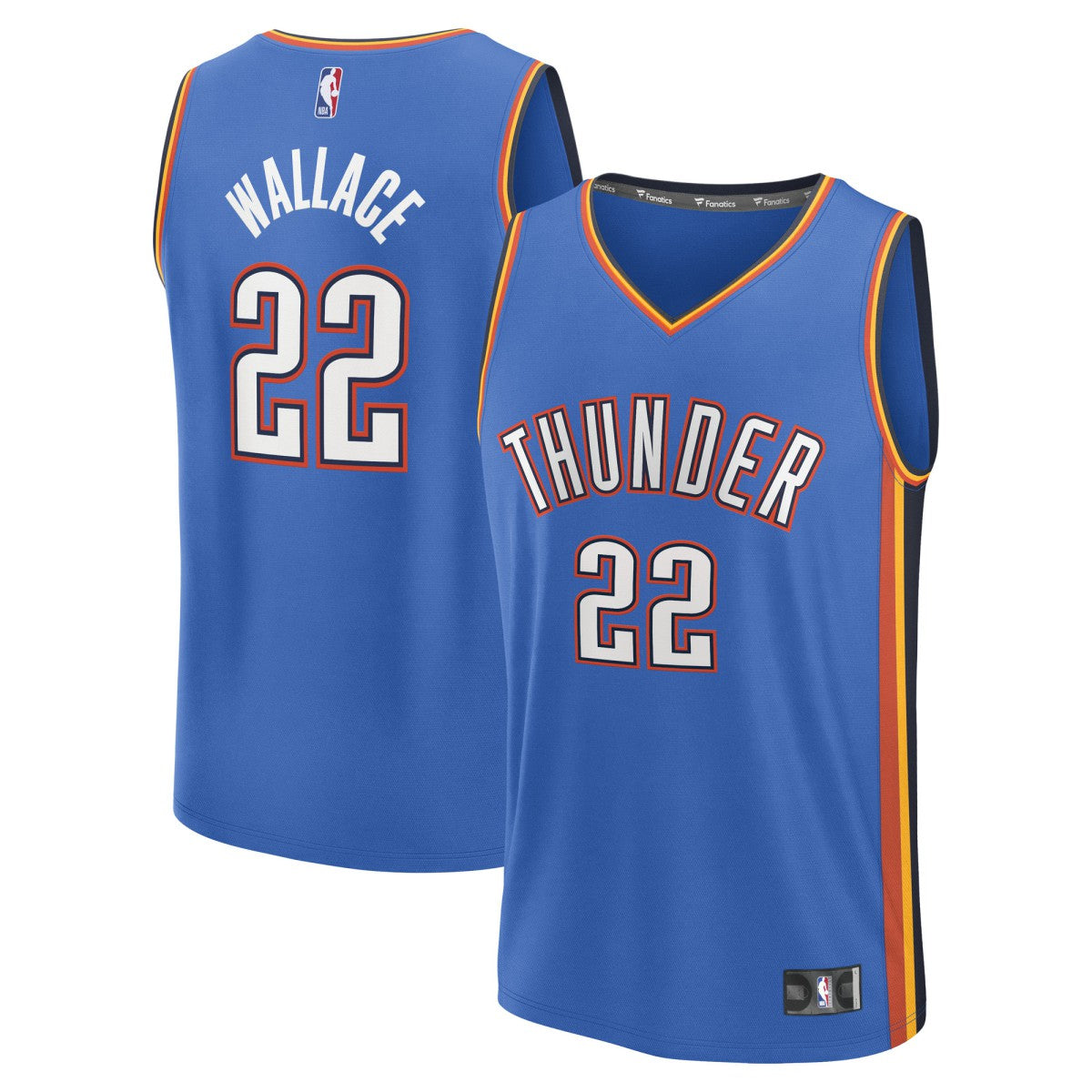 Cason Wallace Oklahoma City Thunder Fast Break Replica Player Jersey - Icon Edition - Blue | Fanatics online