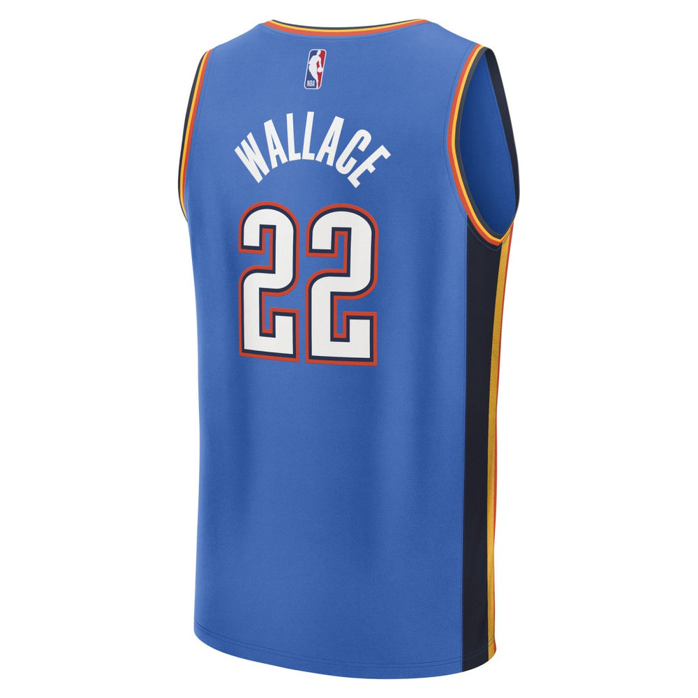 Cason Wallace Oklahoma City Thunder Fast Break Replica Player Jersey - Icon Edition - Blue | Fanatics online