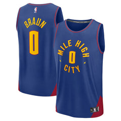 Christian Braun Denver Nuggets Fast Break Replica Player Jersey sale - Statement Editi- Blue | Fanatics cheap