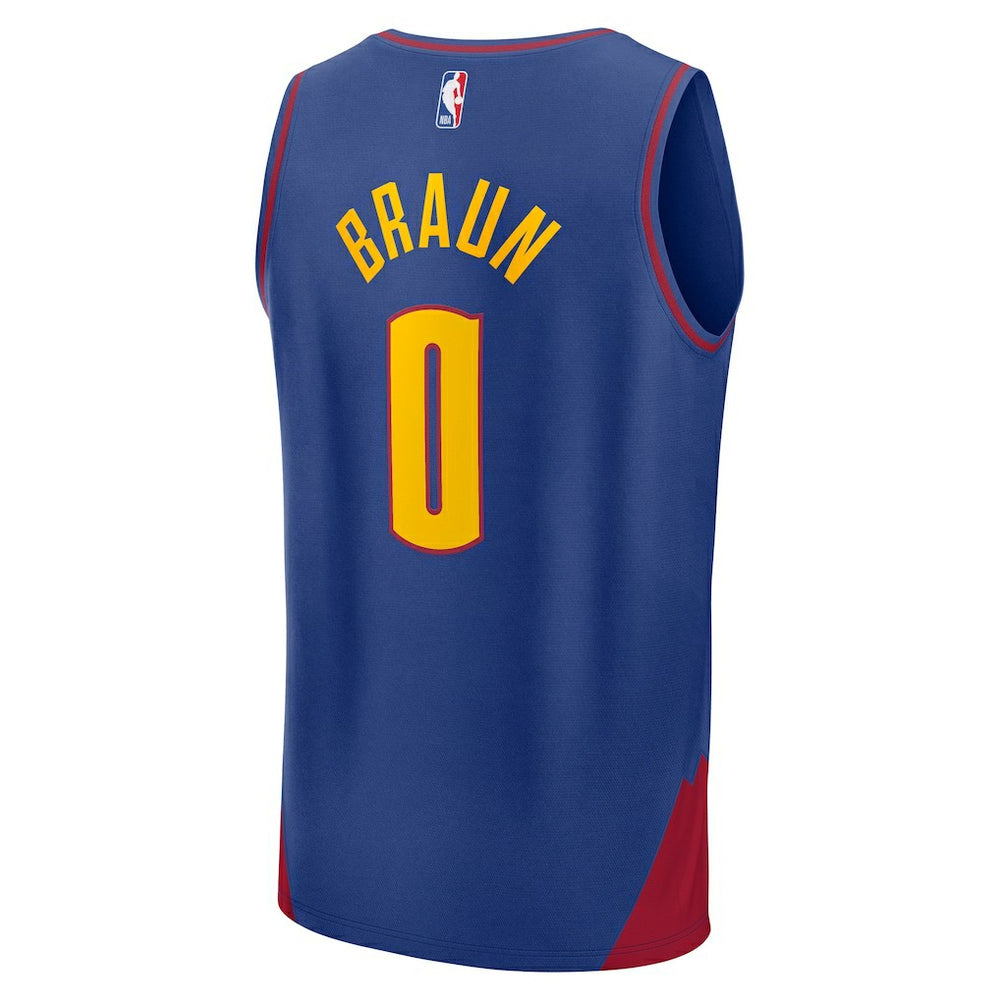 Christian Braun Denver Nuggets Fast Break Replica Player Jersey sale - Statement Editi- Blue | Fanatics cheap