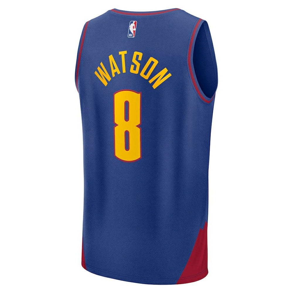 Peyton Watson Denver Nuggets Fast Break Replica Player Jersey sale - Statement Editi- Blue | Fanatics discount