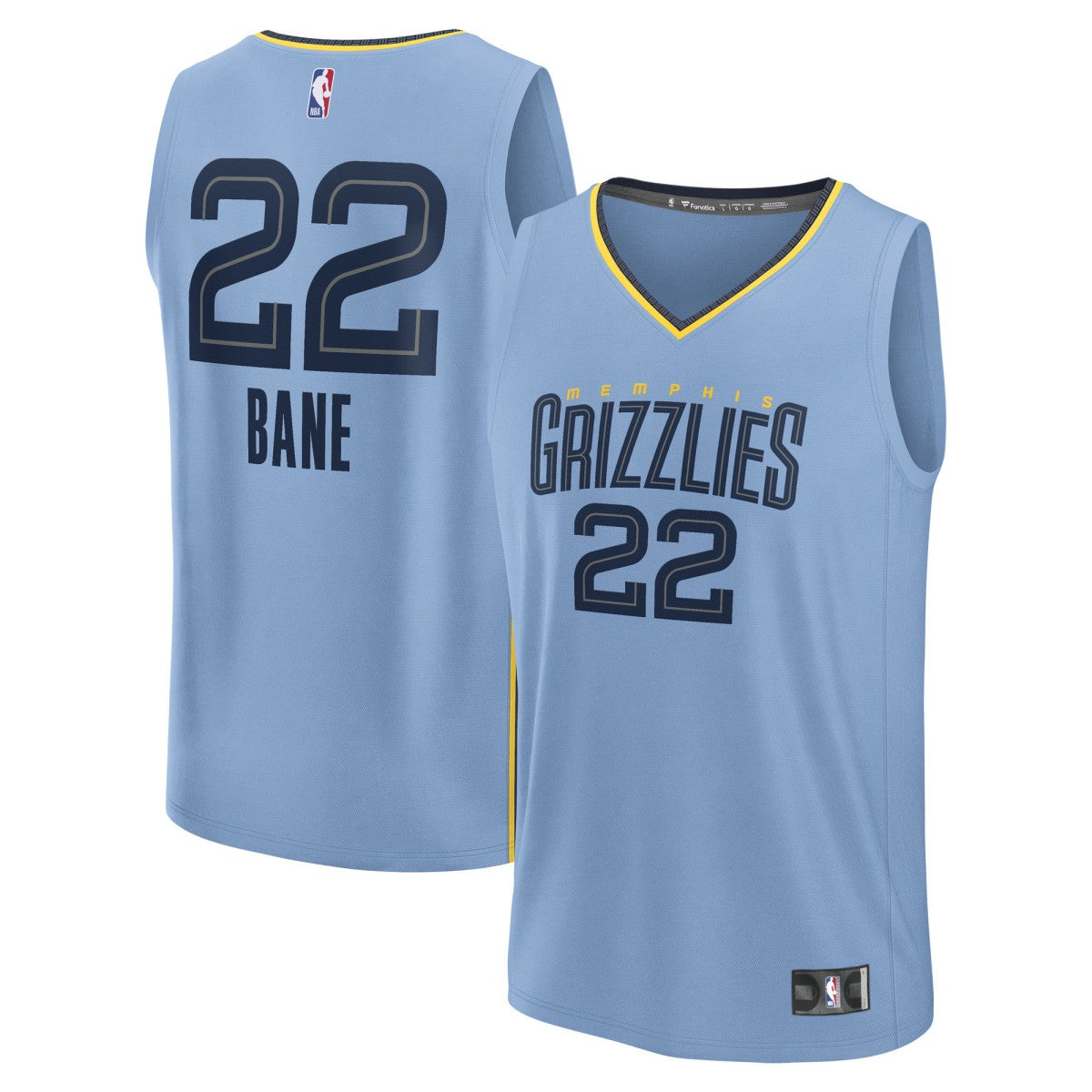 Desmond Bane Memphis Grizzlies Fast Break Replica Player Jersey - Statement Edition - Light Blue | Fanatics shop
