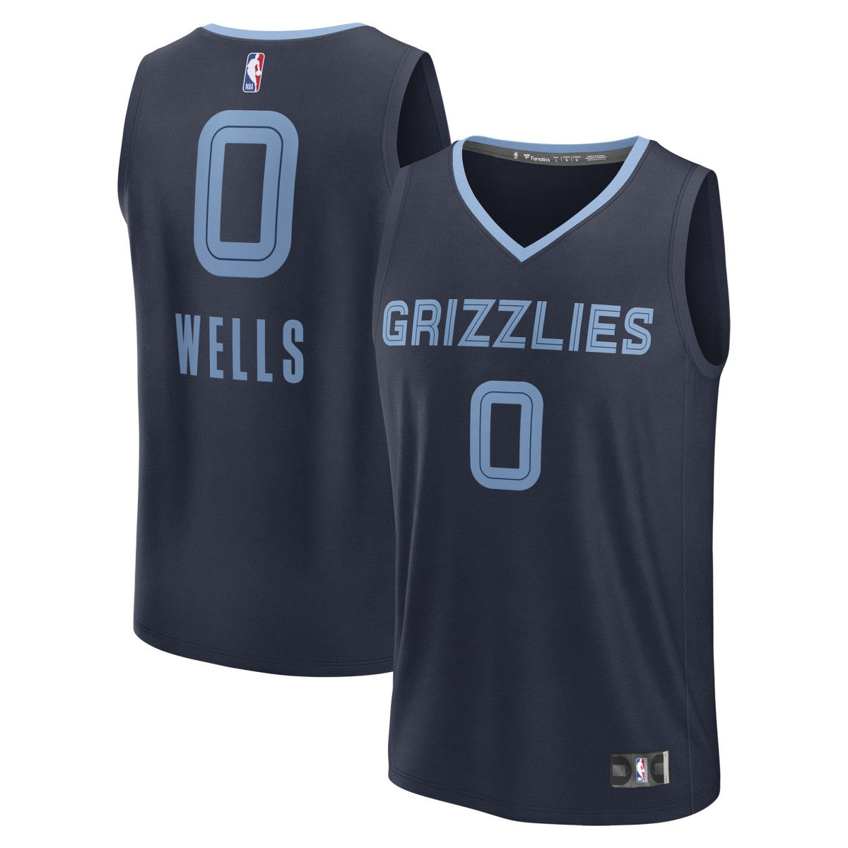 Jaylen Wells Memphis Grizzlies Fast Break Replica Player Jersey - Icon Edition - Navy | Fanatics on sale