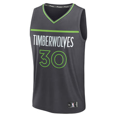 Julius Randle Minnesota Timberwolves Fast Break Replica Player Jersey - Statement Edition - Charcoal | Fanatics online