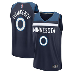 Donte DiVincenzo Minnesota Timberwolves Fast Break Replica Player Jersey - Icon Edition - Navy | Fanatics sale