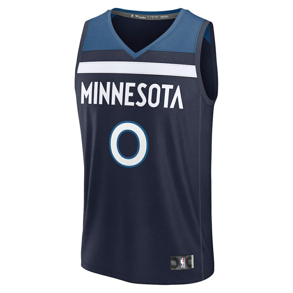 Donte DiVincenzo Minnesota Timberwolves Fast Break Replica Player Jersey - Icon Edition - Navy | Fanatics sale