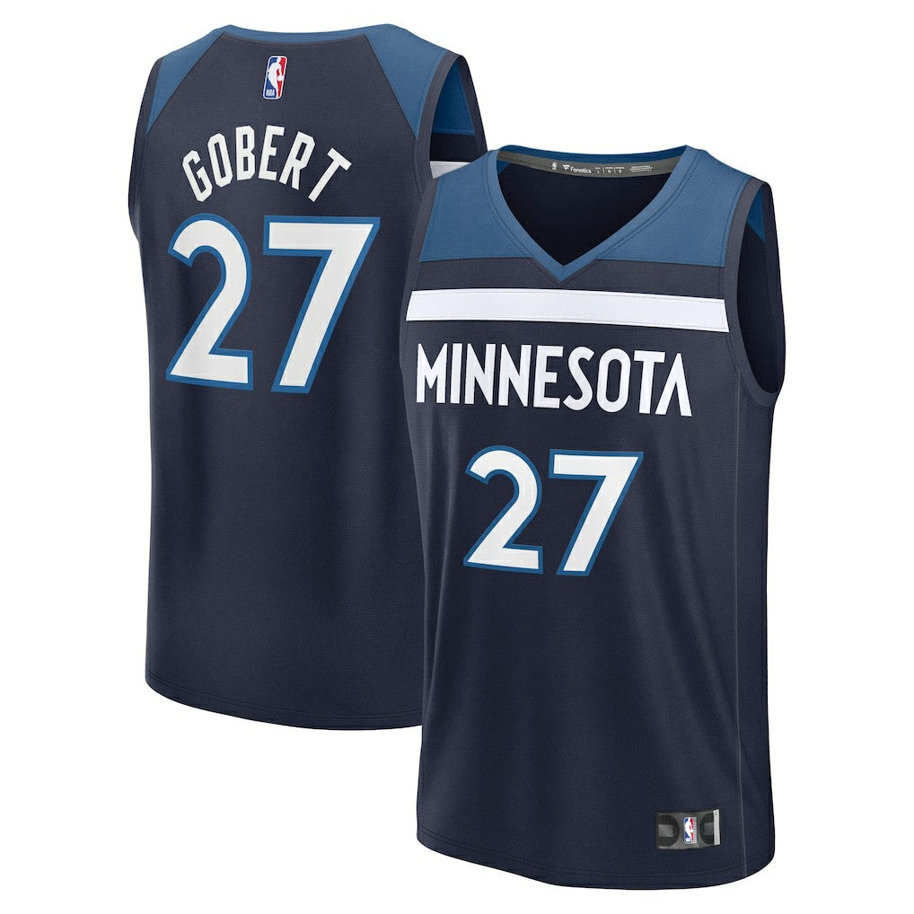 Rudy Gobert Minnesota Timberwolves Fast Break Replica Player Jersey - Icon Edition - Navy | Fanatics cheap