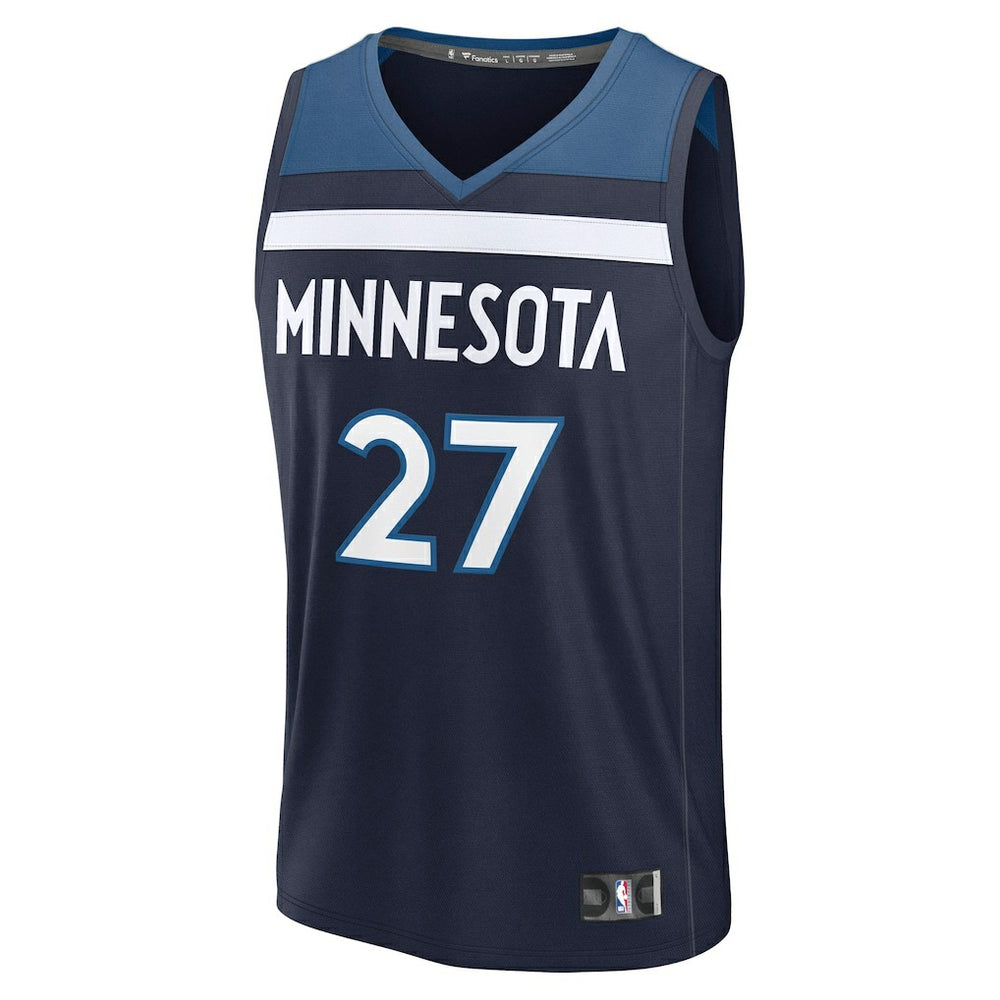 Rudy Gobert Minnesota Timberwolves Fast Break Replica Player Jersey - Icon Edition - Navy | Fanatics cheap