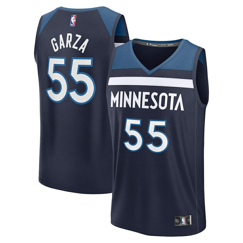 Luka Garza Minnesota Timberwolves Fast Break Replica Player Jersey - Icon Edition - Navy | Fanatics for sale