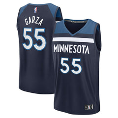 Luka Garza Minnesota Timberwolves Fast Break Replica Player Jersey - Icon Edition - Navy | Fanatics for sale