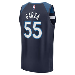 Luka Garza Minnesota Timberwolves Fast Break Replica Player Jersey - Icon Edition - Navy | Fanatics for sale