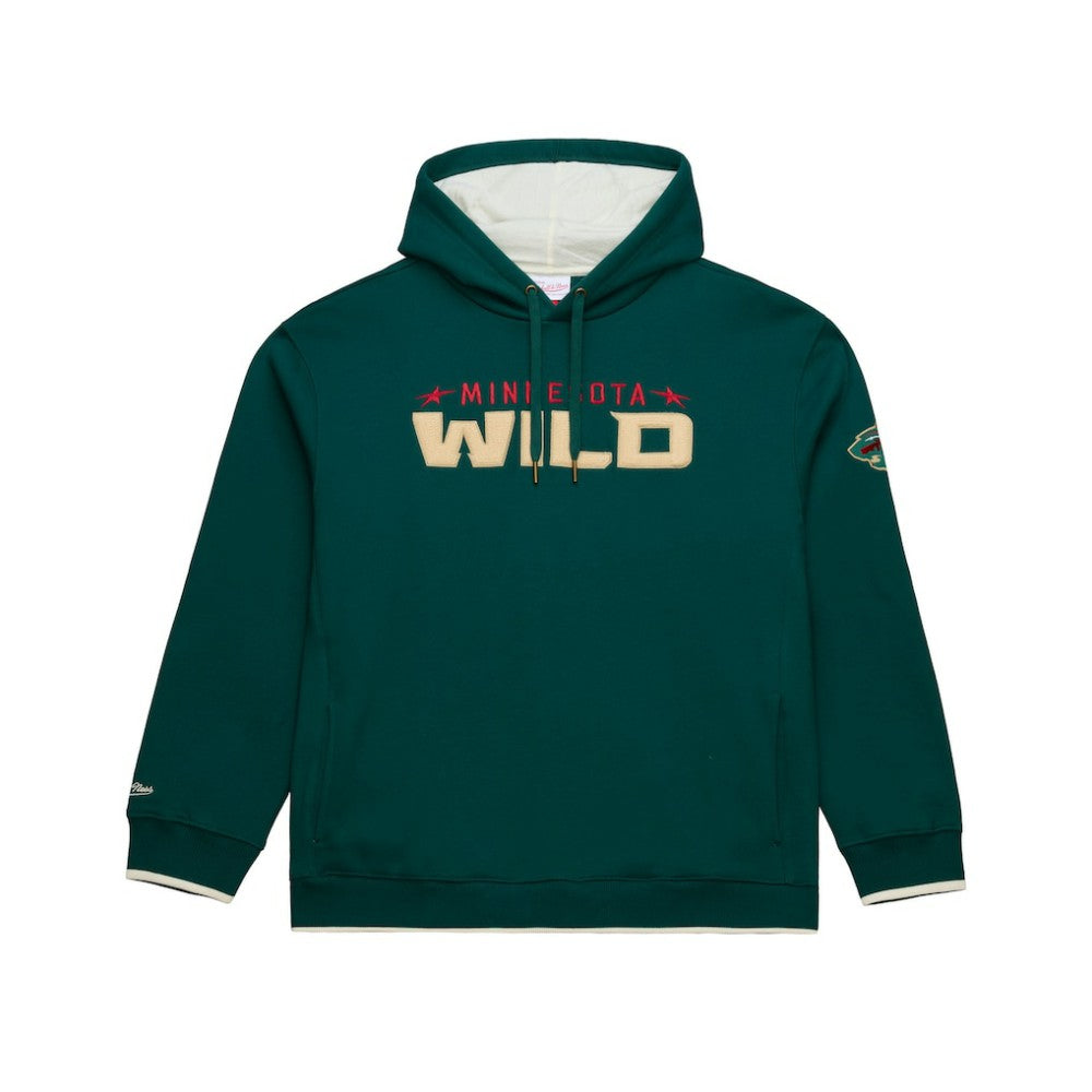 Minnesota Wild Mitchell & Ness Team Legacy Hoodie Green