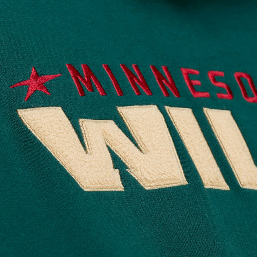 Minnesota Wild Mitchell & Ness Team Legacy Hoodie Green