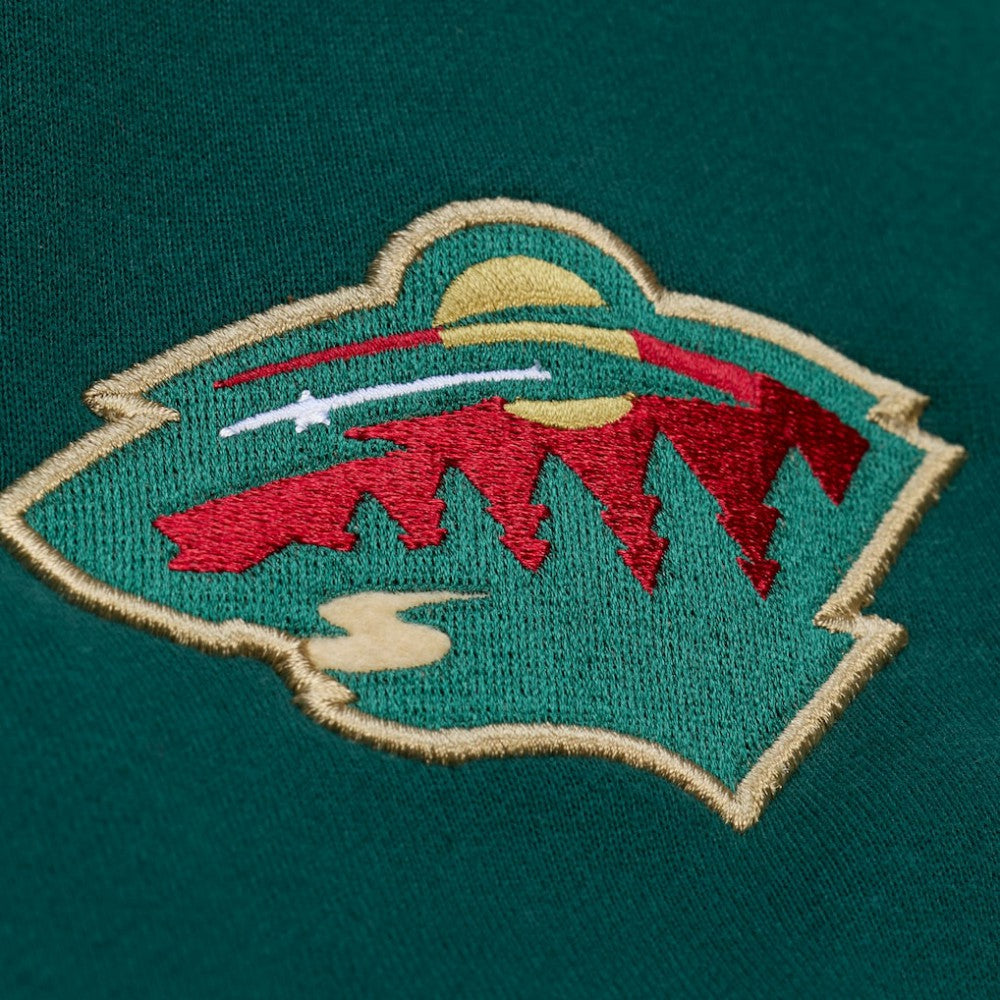 Minnesota Wild Mitchell & Ness Team Legacy Hoodie Green