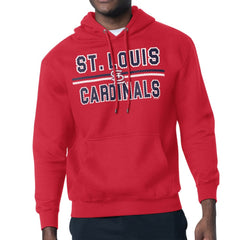 St. Louis Cardinals Starter Team Mesh Print Graphic Pullover Hoodie - Red