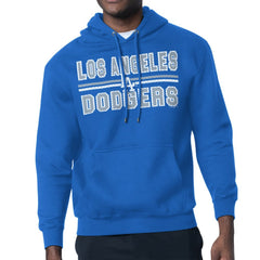 Los Angeles Dodgers Starter Team Mesh Print Graphic Pullover Hoodie - Royal