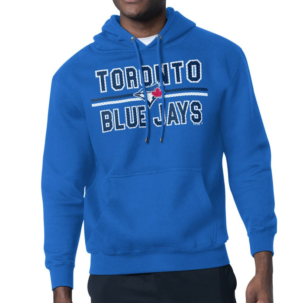 Toronto Blue Jays Starter Team Mesh Print Graphic Pullover Hoodie - Royal