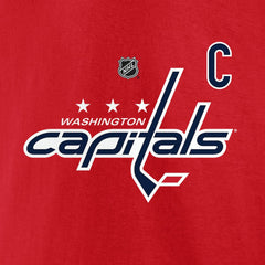 Alexander Ovechkin Washington Capitals NHL All-Time Leading Goal Scorer Name & Number T-Shirt Red