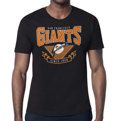 San Francisco Giants Starter ‘80s Inspired T-Shirt - Black
