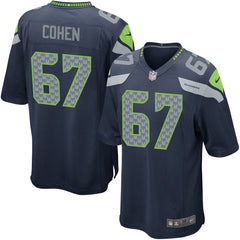 Youth Seattle Seahawks Landon Cohen Team Color Game Jersey | Nike on sale