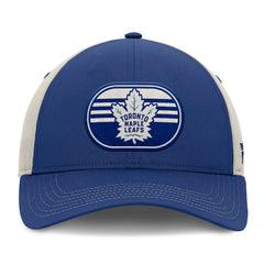 Toronto Maple Leafs Fanatics 2025 Stanley Cup Playoffs Locker Room Trucker Adjustable Hat Blue/Gray